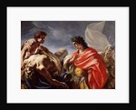 Achilles Contemplating the Body of Patroclus by Giovanni Antonio Pellegrini