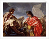 Achilles Contemplating the Body of Patroclus by Giovanni Antonio Pellegrini