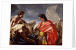 Achilles Contemplating the Body of Patroclus by Giovanni Antonio Pellegrini