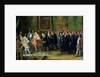 The Reception of the Ambassadors of the Thirteen Swiss Cantons by Louis XIV at the Louvre, 11th November 1663, 1664 by Adam Frans van der Meulen