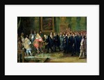 The Reception of the Ambassadors of the Thirteen Swiss Cantons by Louis XIV at the Louvre, 11th November 1663, 1664 by Adam Frans van der Meulen
