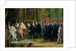The Reception of the Ambassadors of the Thirteen Swiss Cantons by Louis XIV at the Louvre, 11th November 1663, 1664 by Adam Frans van der Meulen
