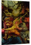 Demons armed with sticks from the Isenheim Altarpiece, c,1512-16 by Matthias Grunewald