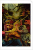Demons armed with sticks from the Isenheim Altarpiece, c,1512-16 by Matthias Grunewald