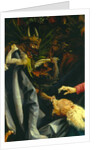 Demons pulling St. Anthony's hair by Matthias Grunewald