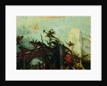 Angel attacking the devils by Matthias Grunewald