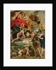 The Medici Cycle: Henri IV Receiving the Portrait of Marie de Medici 1621-25 by Peter Paul Rubens