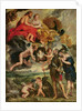 The Medici Cycle: Henri IV Receiving the Portrait of Marie de Medici 1621-25 by Peter Paul Rubens
