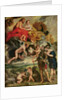 The Medici Cycle: Henri IV Receiving the Portrait of Marie de Medici 1621-25 by Peter Paul Rubens