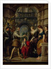 The Medici Cycle: Henri IV leaving for the war in Germany and bestowing the government of his kingdom to Marie de Medici 20th March 1610, 1621-25 by Peter Paul Rubens