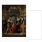 The Medici Cycle: Henri IV leaving for the war in Germany and bestowing the government of his kingdom to Marie de Medici 20th March 1610, 1621-25 by Peter Paul Rubens