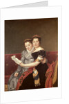 Zenaide and Charlotte Bonaparte, 1822 by Jacques Louis David