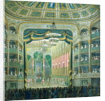 View of the Stage of the Paris Opera, Rue Richelieu, Paris by French School