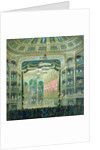 View of the Stage of the Paris Opera, Rue Richelieu, Paris by French School