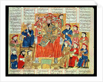 A Sultan and his Court by Persian School