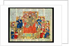 A Sultan and his Court by Persian School