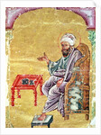 Ahmet III, 2127 fol.1b Portrait of the author from 'De Materia Medica' by Dioscorides by Mesopotamian