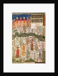 The Persian Prince Humay meeting the Chinese Princess Humayun in a Garden, c.1450 by Islamic School