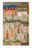 The Persian Prince Humay meeting the Chinese Princess Humayun in a Garden, c.1450 by Islamic School