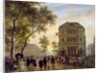 Boulevard Saint-Martin and the Theatre de l'Ambigu, 1830 by Giuseppe Canella