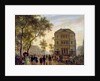 Boulevard Saint-Martin and the Theatre de l'Ambigu, 1830 by Giuseppe Canella