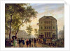 Boulevard Saint-Martin and the Theatre de l'Ambigu, 1830 by Giuseppe Canella