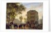 Boulevard Saint-Martin and the Theatre de l'Ambigu, 1830 by Giuseppe Canella