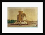 View of the Elephant Fountain at the Place de la Bastille, c.1805-1810 by Jean Antoine Alavoine