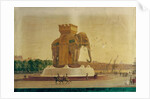 View of the Elephant Fountain at the Place de la Bastille, c.1805-1810 by Jean Antoine Alavoine
