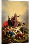 Archbishop Affre on the Barricades, 1848 by Joseph Felon