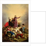 Archbishop Affre on the Barricades, 1848 by Joseph Felon