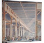 View of 'La Halle aux Vins', before 1808 by Auguste Hibon