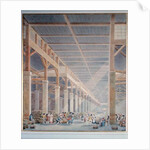 View of 'La Halle aux Vins', before 1808 by Auguste Hibon