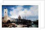 The Port of Dunkirk, 1831 by Louis Eugene Gabriel Isabey