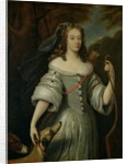 Portrait of Francoise Louise de la Baume le Blanc Duchesse de Vaujour, also known as Mademoiselle de la Valliere by Claude Lefebvre