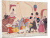 Caricature of the way to make aristocratic bishops and priests swear the oath for the Civil Constitution on the Church, late 18th century by French School