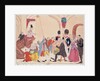 Caricature of the way to make aristocratic bishops and priests swear the oath for the Civil Constitution on the Church, late 18th century by French School