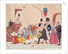 Caricature of the way to make aristocratic bishops and priests swear the oath for the Civil Constitution on the Church, late 18th century by French School