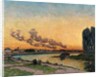 Setting Sun at Ivry, c.1872-73 by Jean Baptiste Armand Guillaumin