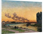 Setting Sun at Ivry, c.1872-73 by Jean Baptiste Armand Guillaumin