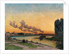 Setting Sun at Ivry, c.1872-73 by Jean Baptiste Armand Guillaumin
