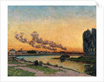 Setting Sun at Ivry, c.1872-73 by Jean Baptiste Armand Guillaumin