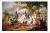 The Sultana Served by her Eunuchs by Charles-Amedee-Philippe van Loo