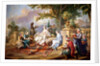 The Sultana Served by her Eunuchs by Charles-Amedee-Philippe van Loo