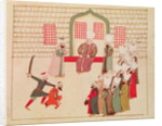 Ms 1671 A vizier watching an execution by Islamic School