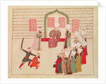Ms 1671 A vizier watching an execution by Islamic School