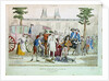 Louis XVI and his family taken to the Temple, 13th August 1792 by French School