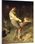 A Winnower, 1866-68 by Jean-Francois Millet