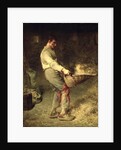 A Winnower, 1866-68 by Jean-Francois Millet