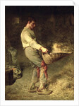 A Winnower, 1866-68 by Jean-Francois Millet